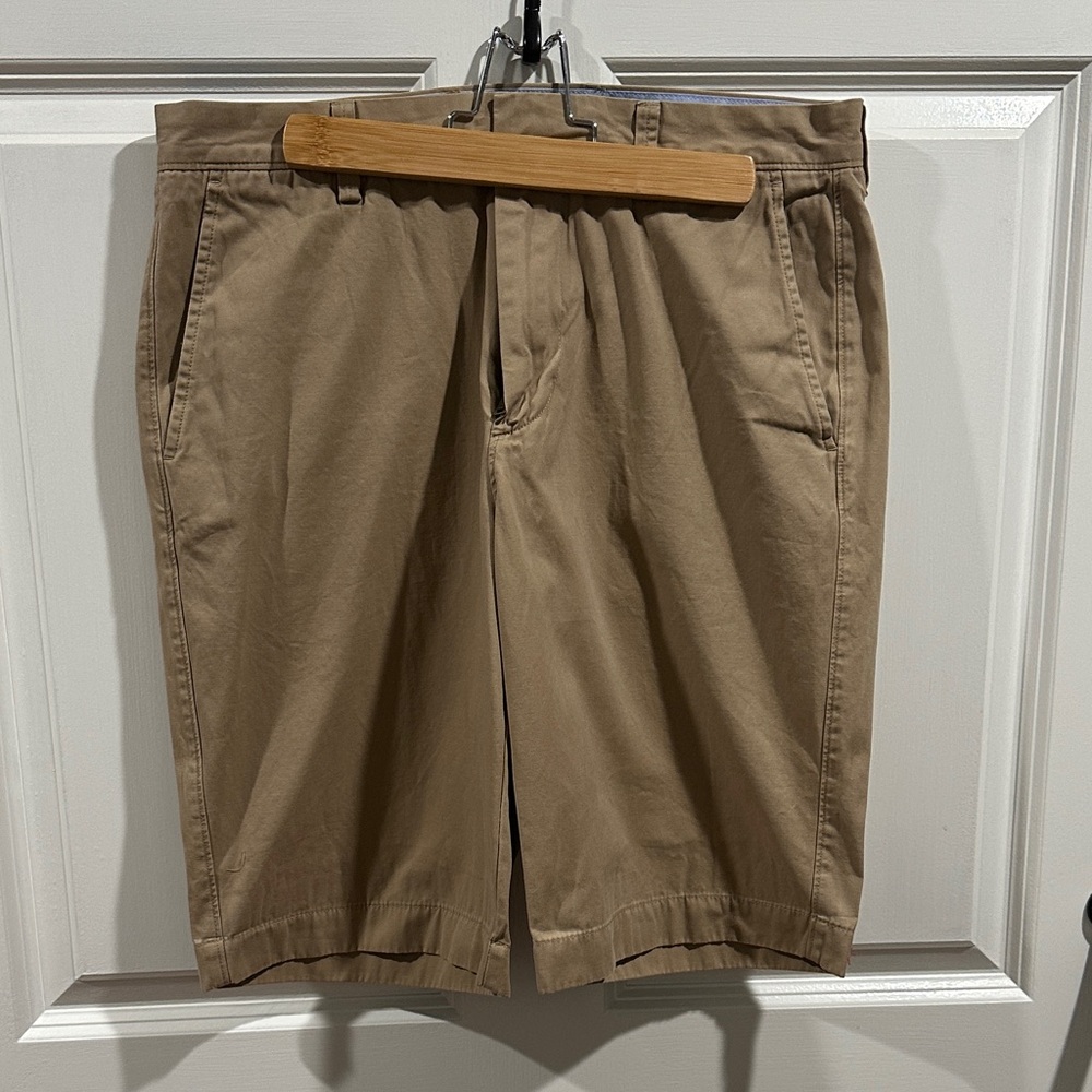 J. Crew Men's Khaki Flat Front Shorts